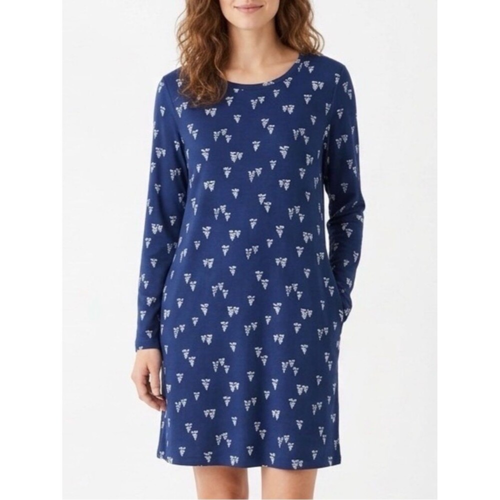 Charter Club Intimates Medium Forest Stroll Long Sleeve Sleep Shirt - Picture 1 of 5
